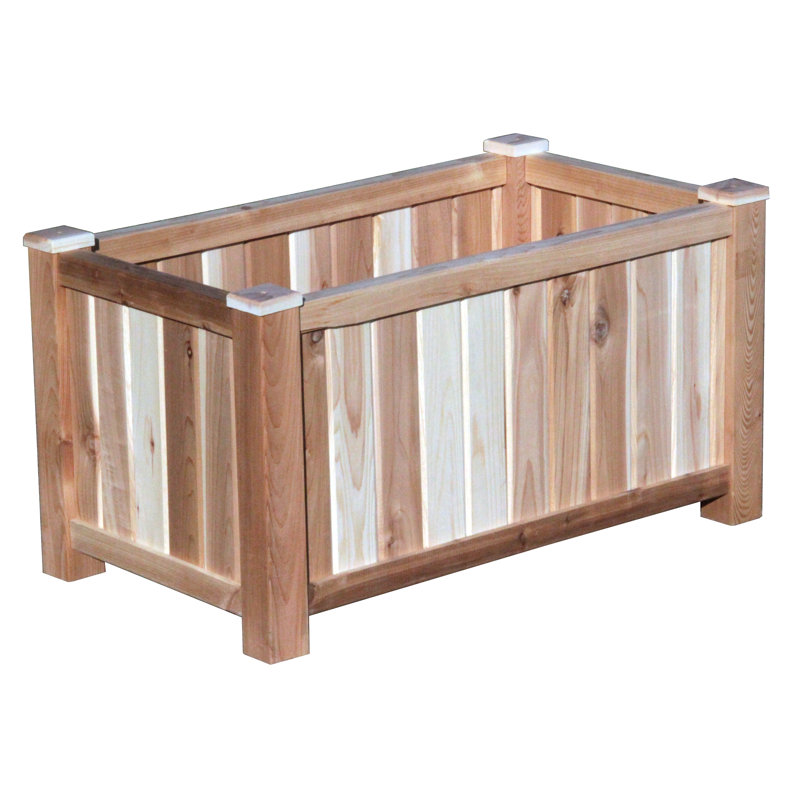 Elite Cedar Cedar Planter Box Wayfair